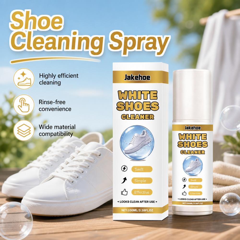 Sneaker Care Whitener - Spray Limpiador de Zapatos Blancos, Blanqueador